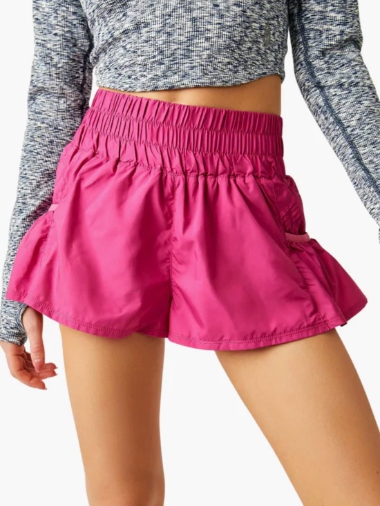 FP Movement by Free People Pants - NWOT FP Movement by Free People High Rise Get Your Flirt on Shorts Magenta Large